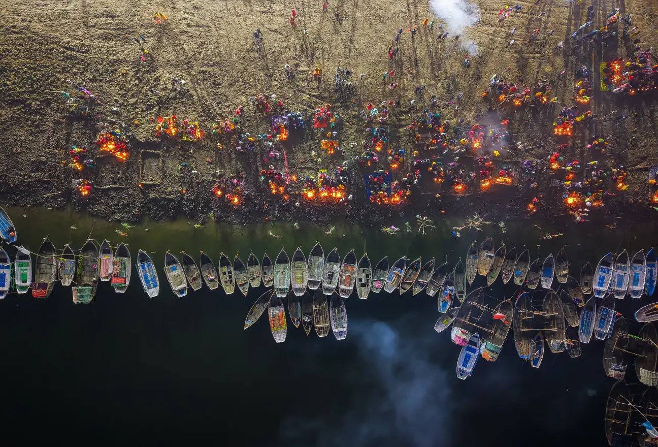 nightviewofkumbh,kumbh2025