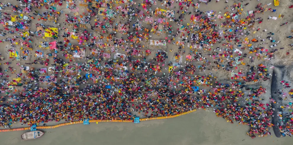 sangam, triveni sangam, sangam prayagraj, sangam river, sangam ghat